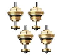 NONDK Underfloor Heating Manifold Return Insert 4Pcs M30 X 1.5 mm G1/2 Valve Pin for Distributor System