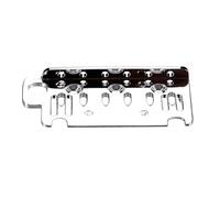 NONDK Universal for Electric Guitar Tremolo Bridge Assembly 6-String Chrome Plate for Electric Guitar Tremolo System Bridge