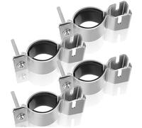 NONDK Upright Clamps Adjustable 4 Pcs for Diameter Pipe and Drape Accessories 1.5" or 2", for Wedding, Events Exhibitions