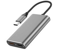 NONDK USB C to AR Glasses Adapter USB C to AR Glasses Adapter for Switch 2 Power to AR Glasses While Charging for Device Fast Charging 1080P 120Hz/4K 60Hz