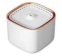 NONDK USB Powered 3L Automatic Cat Water Fountain Featuring LED Lighting and Operation Feeder White