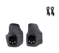 NONDK USB Rechargeable Ankle Massager Rechargeable Heating Therapy Device 5 Heat Levels 3 Vibration Modes
