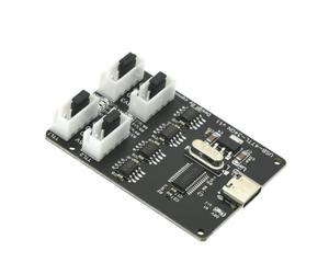 NONDK USB to TTL Module CH340 HUB TYPE-C Interface 4-Channel Four Solo TTL