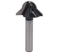 NONDK V-Shaped Slotting Cutter with 90 Degree Round Bottom Milling Design- Non-Slip Handle Included
