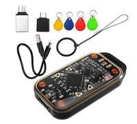 NONDK V3.0 RFID Card Emulator Reader+4PCS UID/CUID Keychain 125Khz 13.56Mhz ID IC Card Tag Copyer