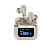 NONDK V8 Wireless In-Ear Headphones Earbuds ANC Noise Cancelling Headphone in Ear Touch Screen Controls Headset Rose Gold