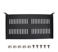 NONDK Vented 1U Server Rack Mount Shelf Cantilever Tray for 19 Inch Network Equipment Rack Cabinet