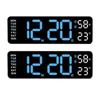 NONDK Versatile Electronic Alarm Clock with Large Display Font, Can Hang or Stand, Perfect for Home or