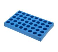 NONDK Vial Rack for Autosampler Vials, Vial Tray Holder 40-Well Stackable Test Tube Rack Vial Holder 20ml Blue
