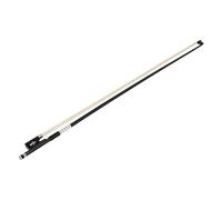 NONDK Violin Bow 4/4 Composite Flower Carbon Fiber Pure Horsetail Carved Plus Line Silver Sheepskin Hand Rest Bow Musical Instrument Parts