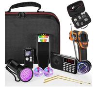 NONDK Voice Recorder Included 11 Pcs Equipment Kit Featuring Ghost Radio, UV Flashlight 2 LED Light Up Cat Balls Etc Et