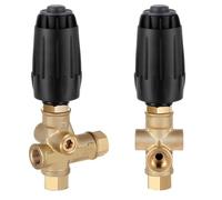 NONDK Vrt3-310 3/8" F Outlet, 10.5 Max Gpm(40 L/Min) Pressure Washer Unloader Valve, Black Spring, 4500 Psi for AR Pump