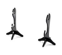 NONDK Wand Display Stand Wand Display Stand 2 Tiered Lightsaber Holder Table Shelf for Holding Wand Lightsabers Black