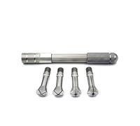 NONDK Watchmaker Tools Movement Gear Pendulum Tip Clamp Watch Parts Holder with 4 Collets Crown Hand Held Watch Repair