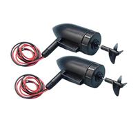 NONDK Waterproof Engine Remote Control Fishing Bait Boat Model with Underwater Propeller Motor 3-Blade Propeller