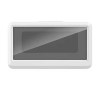 NONDK Waterproof Home Wall Mounted Phone Holder Box Touch Screen Phone Holder forSmartphones Black