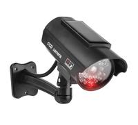 NONDK Weatherproof Dummy CCTV Camera for Flashing Red LED Light Fake Surveillance Indoor or Outdoor Use Security