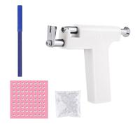 NONDK White Color Ear and Nose Piercing Kit Includes Stainless Steel Body, Ear Loop Machine, and 98 Earring Piercing Holes