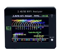 NONDK WIFI Signal Scanner 2.4G/5G WIFI Signal Usage Analyzer 2.4-Inch TFT Screen Router Management Assistant 600mAh ABS