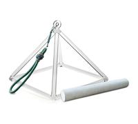 NONDK Wind Chime Percussion Instrument, 8 Inch Crystal Geometric Meditation Pyramid for Yoga