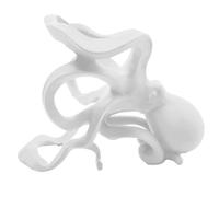 NONDK Wine Bottle Rack Freestanding Animal Statue Wine Bottle Storage Rack Desk Decor Organizer White