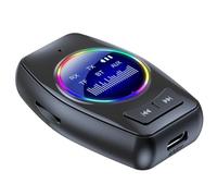 NONDK Wired Speakers/Amplifiers 2in1 BT Audio Transmitter Receiver Real Time Status Display for Desktop Computer Notebook Support