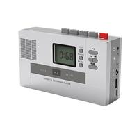 NONDK Wireless Bluetooth Enabled Retro Cassette Player with Audio Connection Output Supports USB Disk& MP3 Players Earphone Speakers