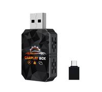 NONDK Wireless Carplay Adapter Android Auto Mirror Link Wired Bluetooth+ WiFi USB Dongle for Car Connectivity Airplay