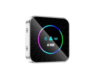 NONDK Wireless Carplay/Android 13 AI Box Bluetooth WiFi Android Auto Split-Screen Support for Android Car Interaction 4+32G