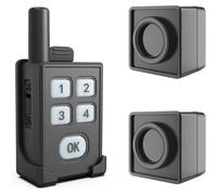 NONDK Wireless Motion Detector& Sensor-Portable Outdoor Perimeter Alarm System-Waterproof 1/4 Mile Personal Security