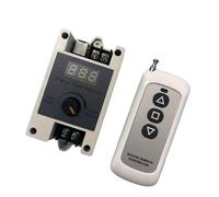 NONDK Wireless Remote Control DC Motor Speed Regulator Switch 12V 24V for Telescopic Linear Actuator Reciprocating Cycle Motor