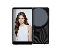 NONDK Wireless Smartphone Selfie Projector Wireless Smartphone Selfie Monitor Display Screen Projection Rear Camera Sharing Bluetooth Display Screen Projection Magnetic Selfie Monitor Black