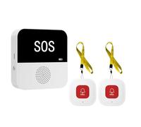 NONDK Wireless WiFi Elderly Caregiver Pager SOS Call Button Emergency SOS Medical Alert System for Seniors Patients Elderly