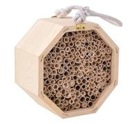NONDK Wooden Insect Bee Bug House Natural Eco-Friendly Wood Insect Hotel Garden Nest Easy Installation Beautiful Easy Care Easy to Use