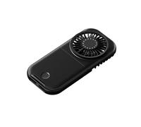 NONDK X30 USB Handheld Fan Small Fan Outdoor Portable Ultra-Quiet Slim Folding Mini Desktop Fan Black