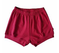NONE BRANDED LUHAYESA Professional Iyengar Yoga Shorts Women Pink Soft Fabric Cotton Iyengar Shorts (Red, L)