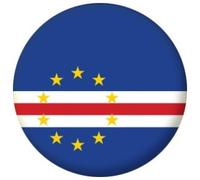 None Cape Verde Country Flag 25mm Pin Button Badge