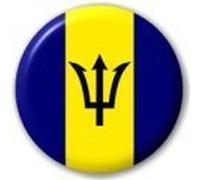 None Country Flag 25mm Pin Button Badge - Barbados