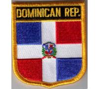 None Country Flag Embroidered Patch T7 - Dominican Republic