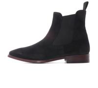 None Of The Above Dealer Chelsea Boot | Black Suede | NOTADEA-BLK Colo