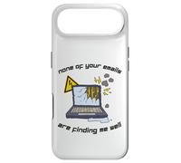 None Of Your Emails Are Finding Me Well Sarcastic Work Quote Case for iPhone Air