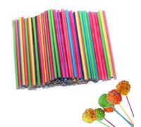 NONEOYNO 100 Pcs Cake Pop Sticks,Cake Pop Kit Tools, Topper Sticks, Paper Rods,Lollipop, for Making Lollipops,Candies,Chocolates,Cookies and Dessert