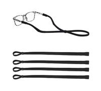 NONEOYNO 4 Pack Adjustable Glasses Strap, Upgrade No Tail Eyeglass Straps, glasses strap, Universal Fit Rope Eyewear Retainer, Sport Unisex Sunglass Retainer Holder Strap (Black,13 inch)