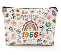 NONETH Birthday Gifts,Cosmetic Bag, As shown in the figure, 70th