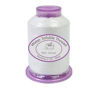 Nonexistent Temporary Sewing Thread for Delicate Fabrics Dissolving Vinylon Substance Professional Clothing Crafting Rudiments Not Deadly Soluble Thread