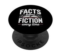 Nonfiction And History Book Reader - Real Stories Literary PopSockets Adhesive PopGrip
