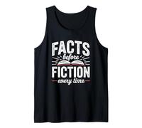 Nonfiction and History Book Reader - Real Stories Literary Tank Top