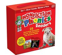 Nonfiction Phonics Readers: 25 Motivating Decodable Books That Reinforce Key Reading Skills: Short Vowels, Blends & More (Nonfiction Phonics Readers Set, 1)