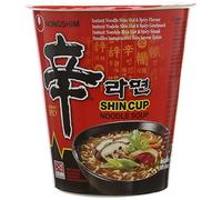 Nong Shim SHIN CUP Pot Noodle Ramen Soup 68G (Pack of 12)