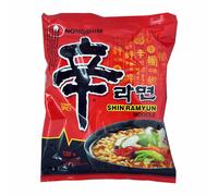Nong shim Shin Ramyun - Spicy Instant Noodles Halal Ramen (Pack of 20)